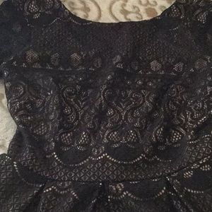 B Darlin Dresses - Black long sleeve lace dress. B Darlin Dresses - Black long sleeve lace dress.